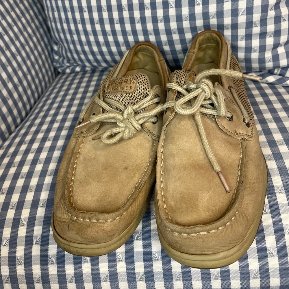 Kids Tan Sperry Shoes